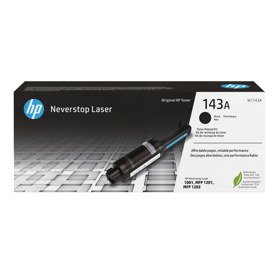 HP 143A Black Original Neverstop Toner Reload Kit