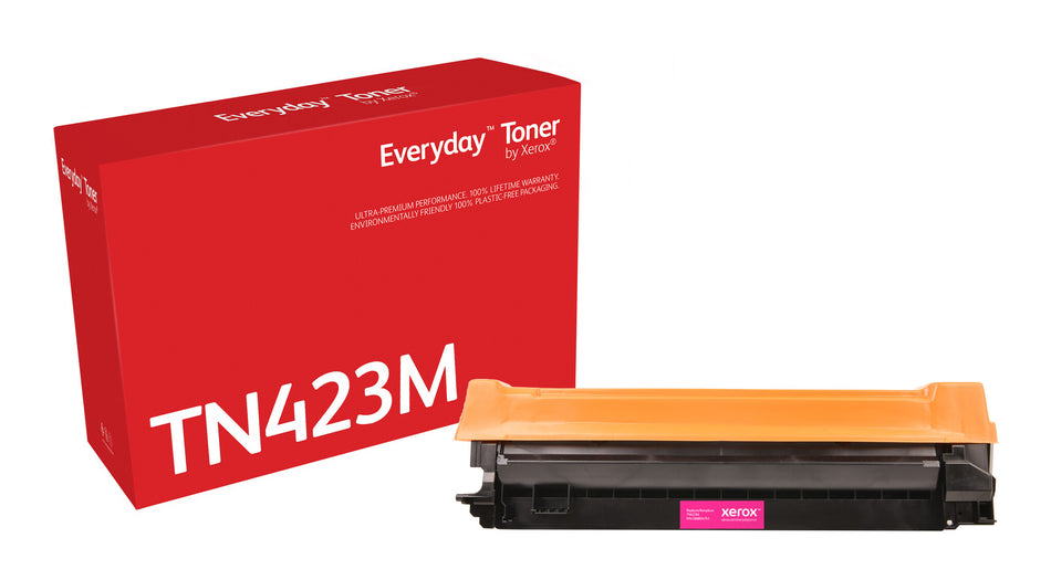 Everyday™ Magenta Toner by Xerox compatible with Brother TN-423M, High capacity
