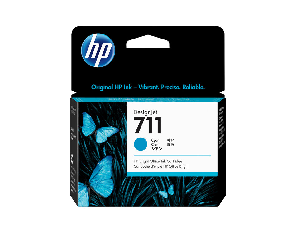 HP 711 29-ml Cyan DesignJet Ink Cartridge