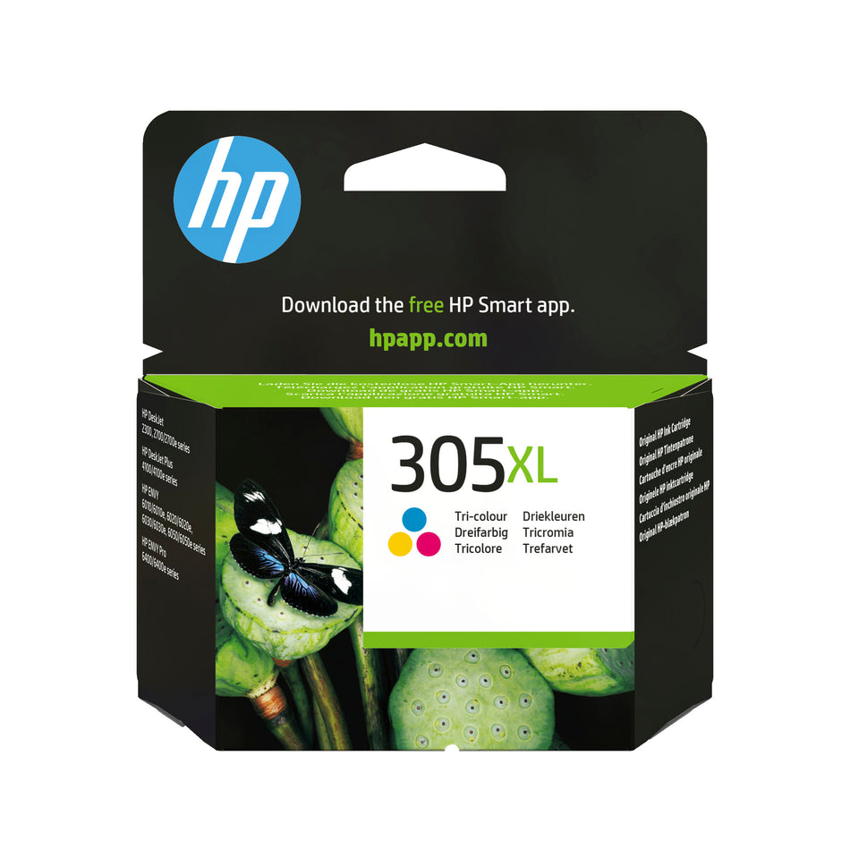 HP 305XL High Yield Tri-color Original Ink Cartridge