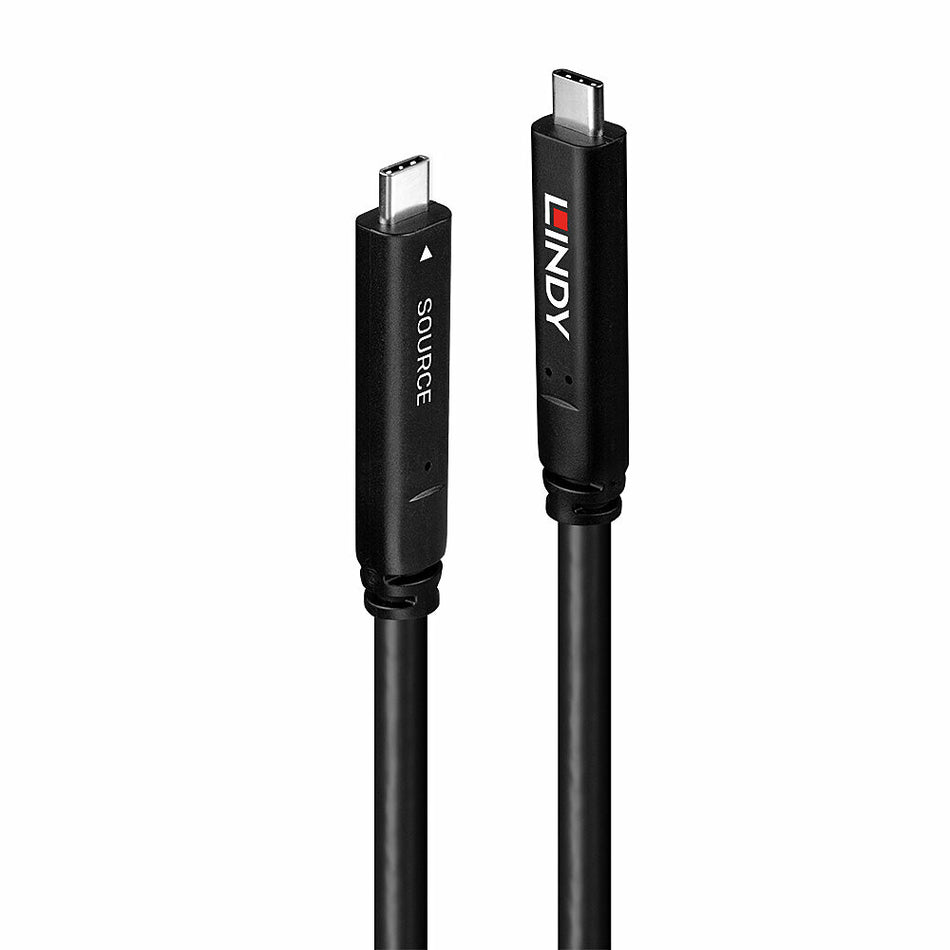 Lindy 15m USB 3.2 Gen 2 & DP 1.4 Type C Hybrid Cable