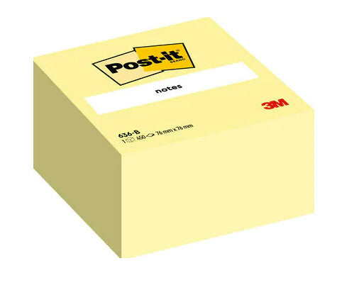 3M 7100172238 note paper Square Yellow 450 sheets Self-adhesive