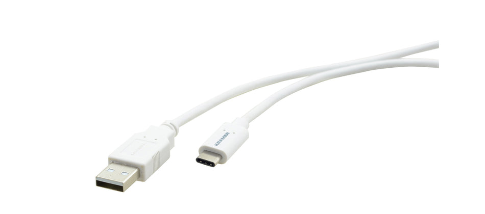 Kramer Electronics C-USB/CA-10 USB cable USB 2.0 3 m USB C USB A White