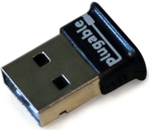 Plugable Technologies USB Bluetooth 4.0 Low Energy Micro Adapter (Compatible with Windows 11, 10, 8.x, 7, Classic Bluetooth, Gamepad, and Stereo Headset Compatible)
