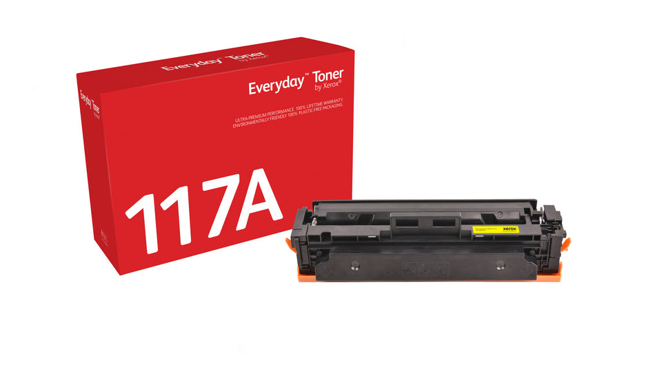 Everyday™ Yellow Toner by Xerox compatible with HP 117A (W2072A), Standard capacity