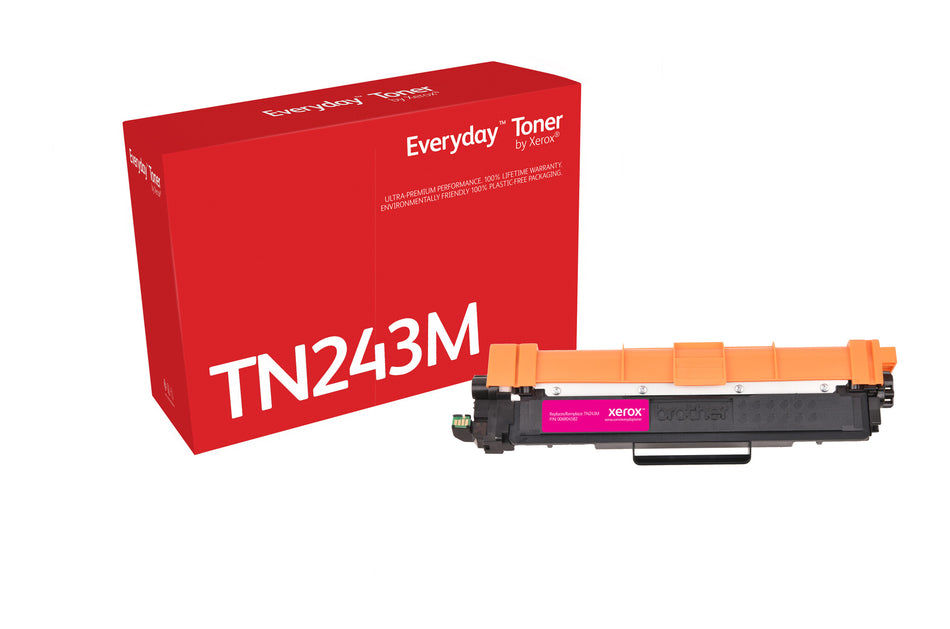 Everyday™ Magenta Toner by Xerox compatible with Brother TN-243M, Standard capacity