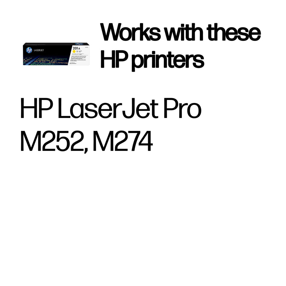 HP 201A Yellow Original LaserJet Toner Cartridge