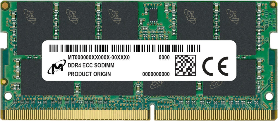 Micron MTA18ASF4G72HZ-3G2F1R memory module 32 GB 1 x 32 GB DDR4 ECC