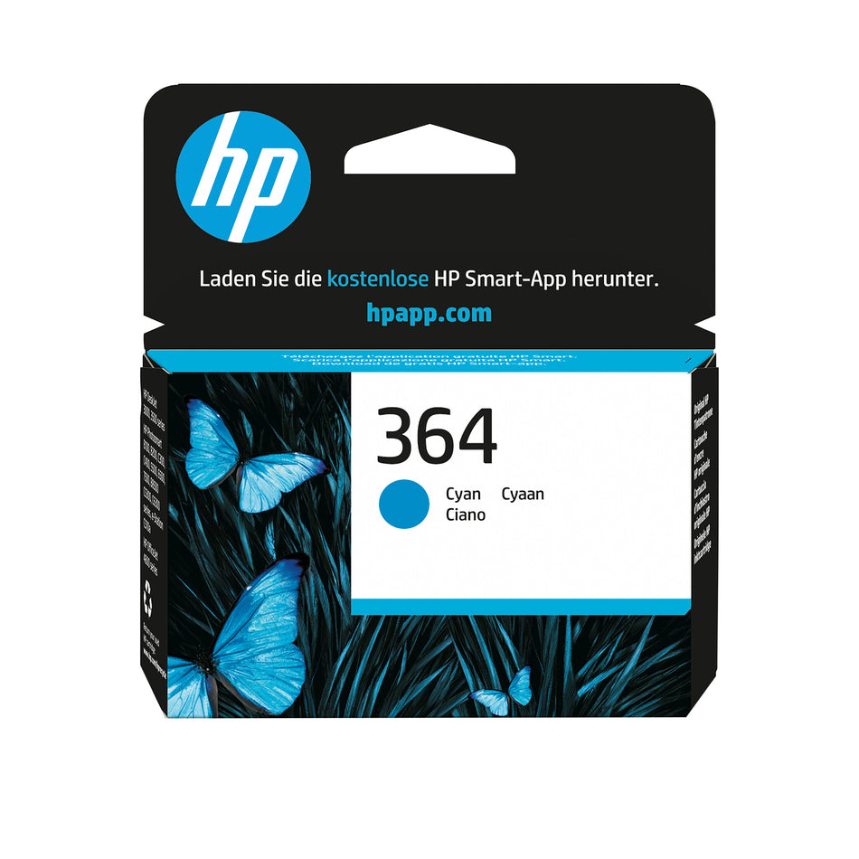 HP 364 Cyan Original Ink Cartridge