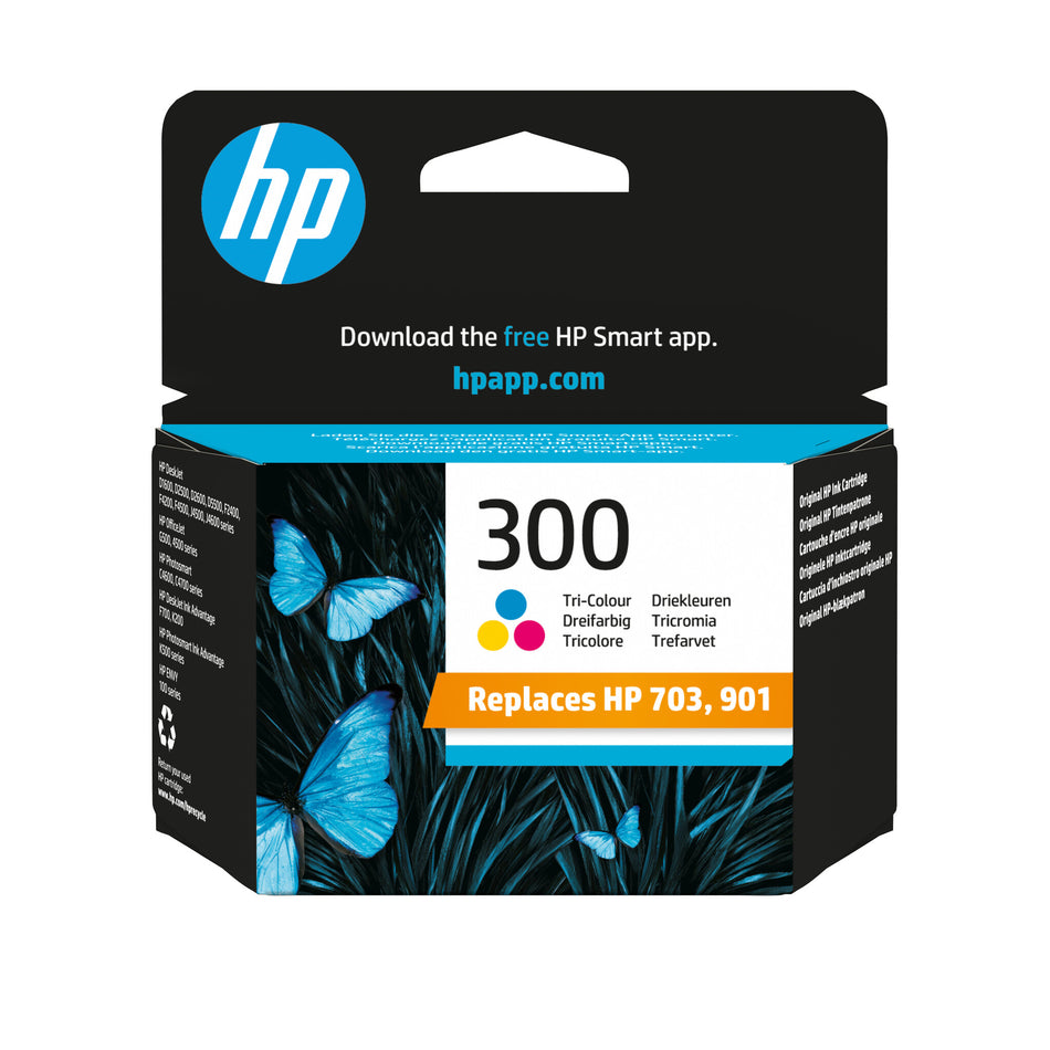 HP 300 Tri-color Original Ink Cartridge