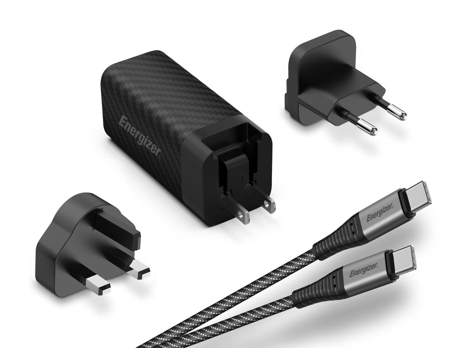 Energizer A65MUC mobile device charger Universal Black AC Indoor