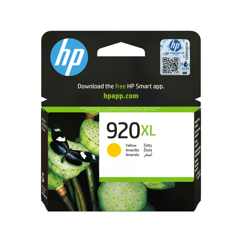 HP 920XL High Yield Yellow Original Ink Cartridge