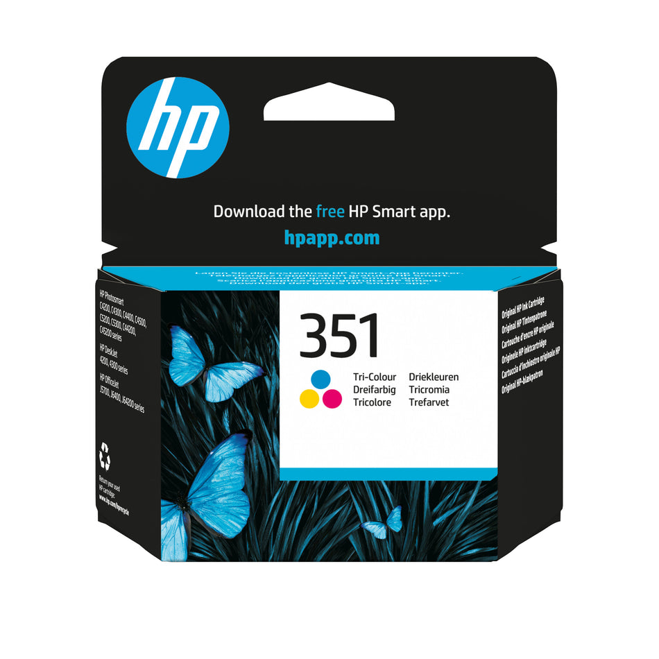 HP 351 Tri-color Original Ink Cartridge