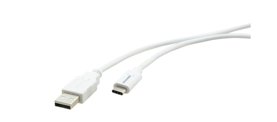 Kramer Electronics C-USB/CA-6 USB cable USB 2.0 1.8 m USB C USB A White