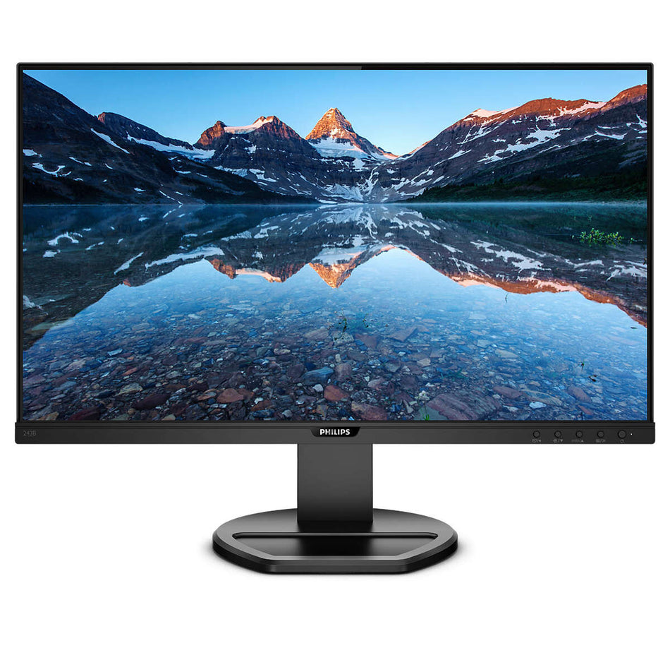 Philips B Line 243B9/00 computer monitor 60.5 cm (23.8") 1920 x 1080 pixels Full HD LED Black