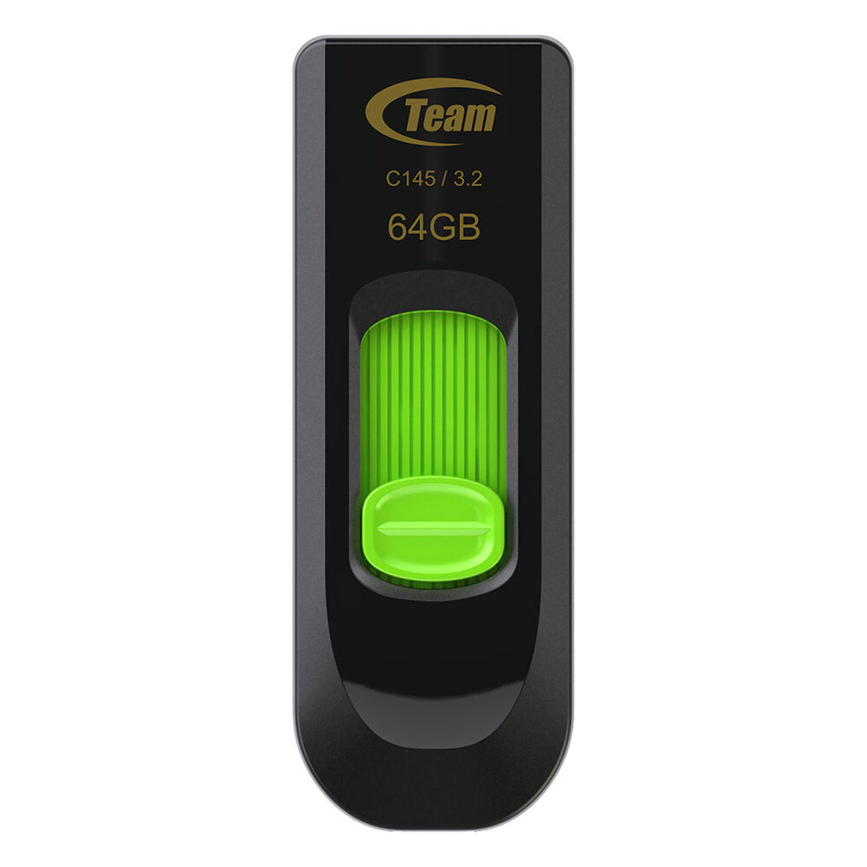 Team Group C145 USB flash drive 64 GB USB Type-A 3.2 Gen 1 (3.1 Gen 1) Black, Green