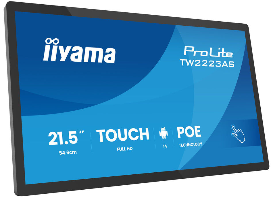 iiyama ProLite TW2223AS-B3P computer monitor 54.6 cm (21.5") Touchscreen