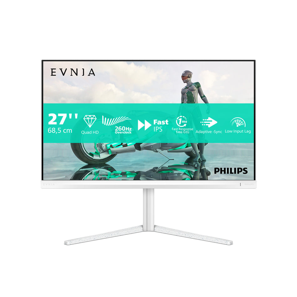 Philips Evnia 27M2N3501PA/00 computer monitor 68.6 cm (27") 2560 x 1440 pixels Quad HD LCD White