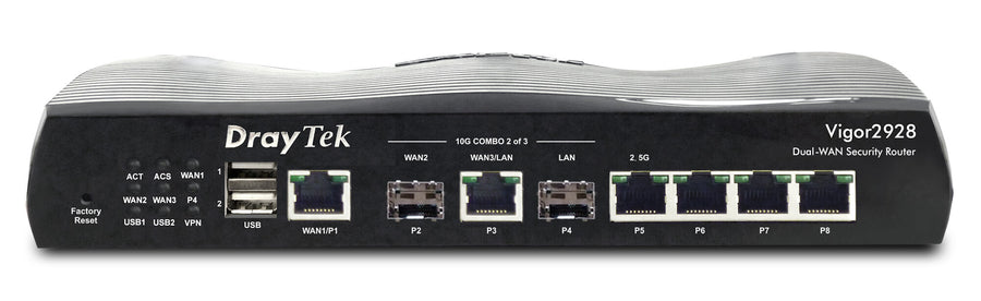 DrayTek Vigor 2928 Multi-Gigabit Multi-WAN Wired FTTP Router