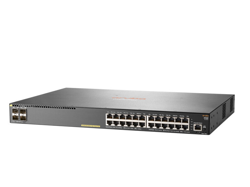 HPE Aruba 2930F 24G PoE+ 4SFP Managed L3 Gigabit Ethernet (10/100/1000) Power over Ethernet (PoE) 1U Grey