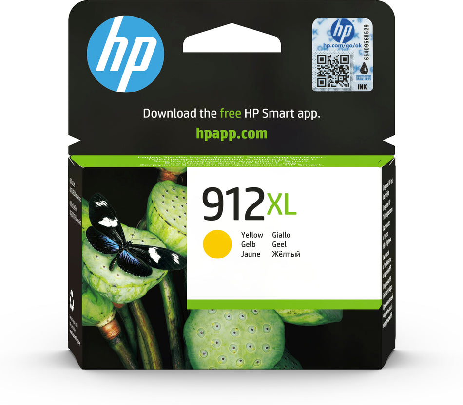 HP 912XL High Yield Yellow Original Ink Cartridge