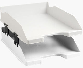 Exacompta 12714D desk tray/organizer Polystyrene Black