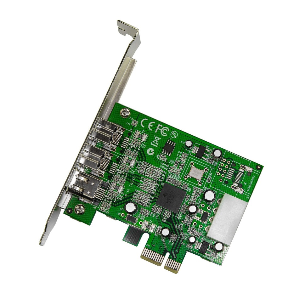 StarTech.com 3 Port 2b 1a 1394 PCI Express FireWire Card Adapter