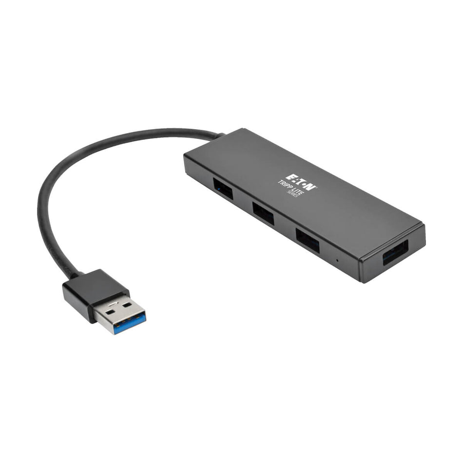 Tripp Lite U360-004-SLIM 4-Port Ultra-Slim Portable USB 3.x (5Gbps) Hub