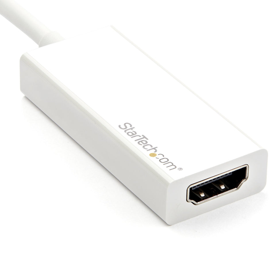 StarTech.com USB-C to HDMI Adapter - White - 4K 60Hz