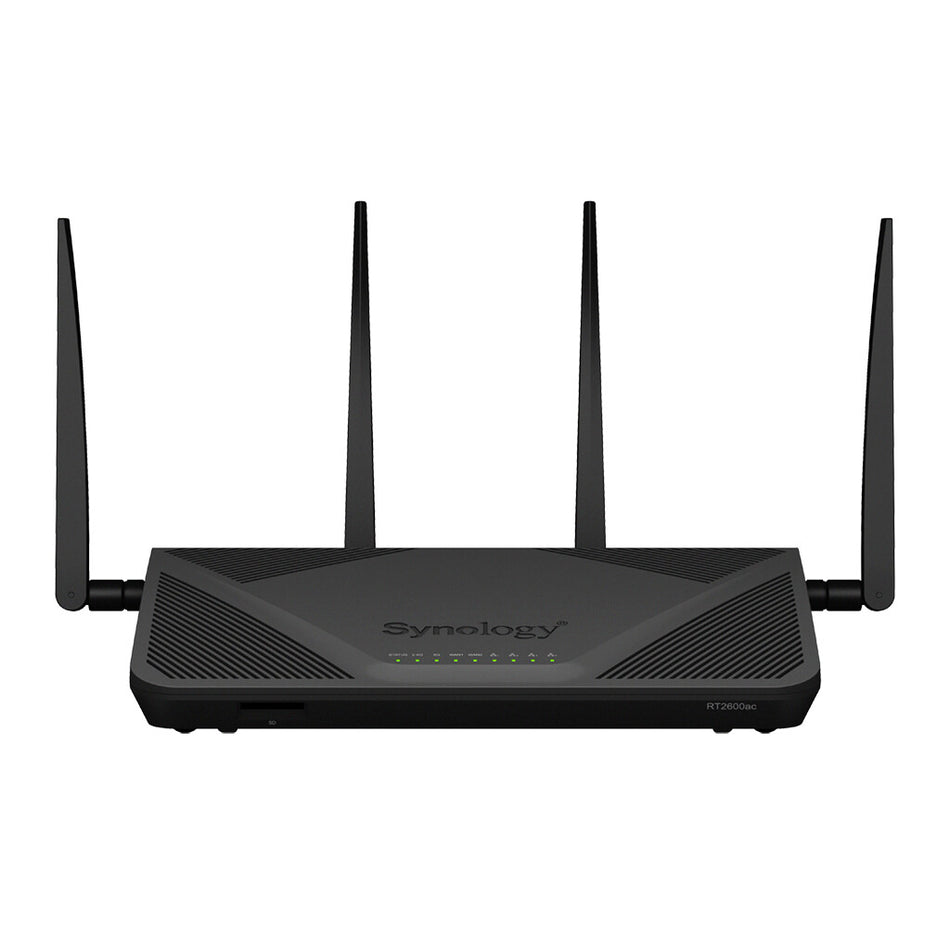 Synology RT2600AC wireless router Gigabit Ethernet Dual-band (2.4 GHz / 5 GHz) Black