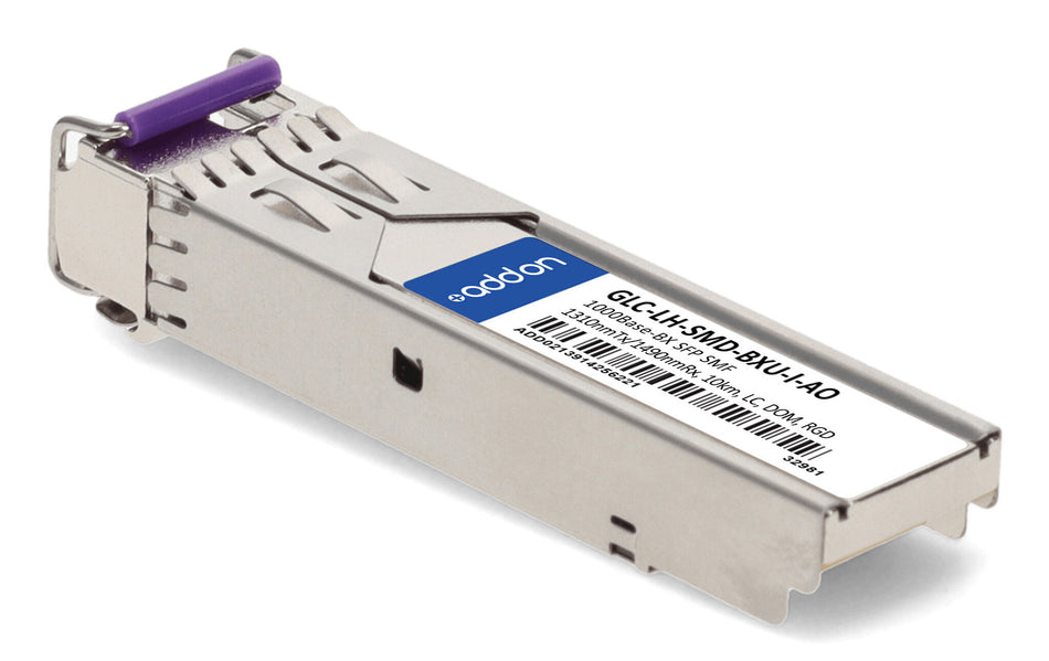 AddOn Networks GLC-LH-SMD-BXU-I-AO network transceiver module Fiber optic 1000 Mbit/s SFP 1310 nm