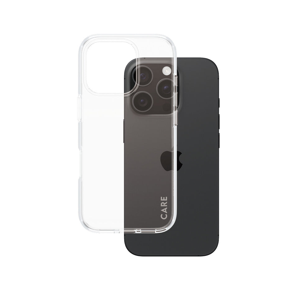 PanzerGlass CARE by ® Flagship Case Transparent Urban Combat w. Clear Frame iPhone 16 Pro