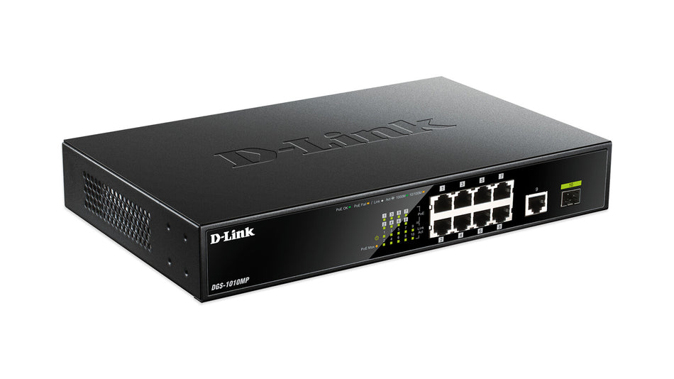 D-Link 10-Port Gigabit PoE Unmanaged Switch