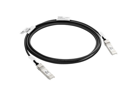 HPE Aruba Networking R9D20A InfiniBand/fibre optic cable 3 m SFP+ Black, Silver