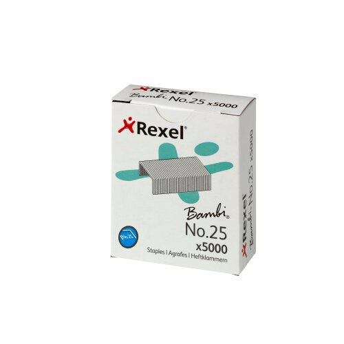 Rexel No. 25 (6/4) Staples (5000)