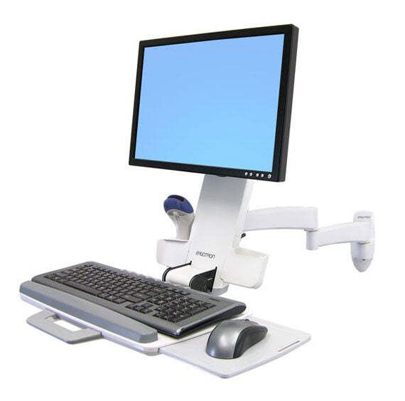 Ergotron 200 Series Combo Arm 61 cm (24") Wall White