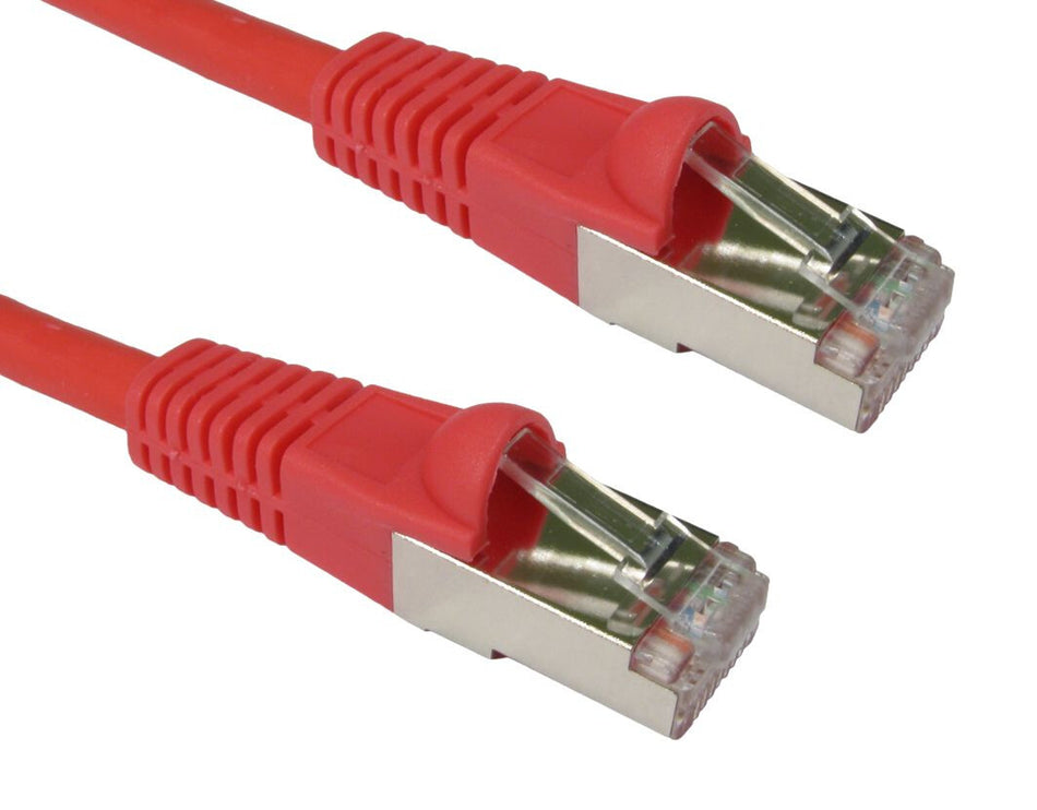 Cables Direct 1.5m Cat6A networking cable Red SF/UTP (S-FTP)