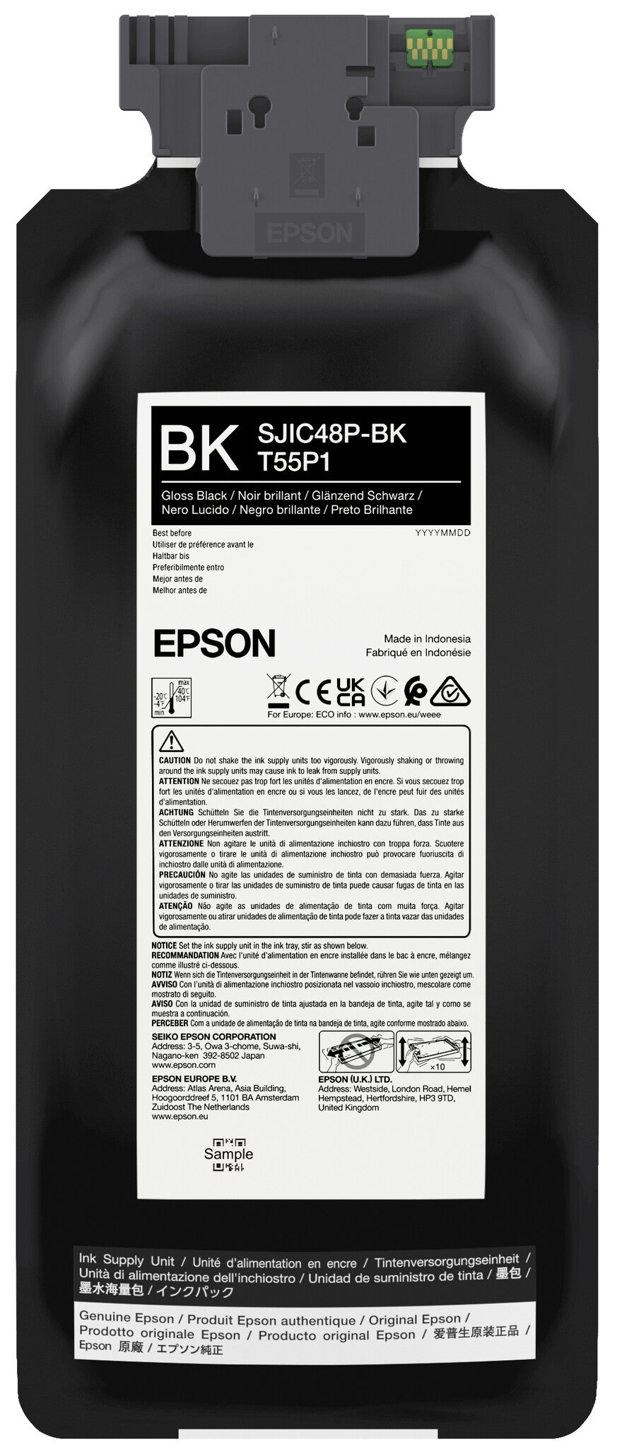 Epson SJIC48P-BK ink cartridge 1 pc(s) Original Black