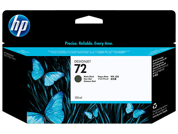 HP 72 130-ml Matte Black DesignJet Ink Cartridge