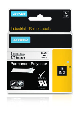 DYMO IND Permanent Polyester