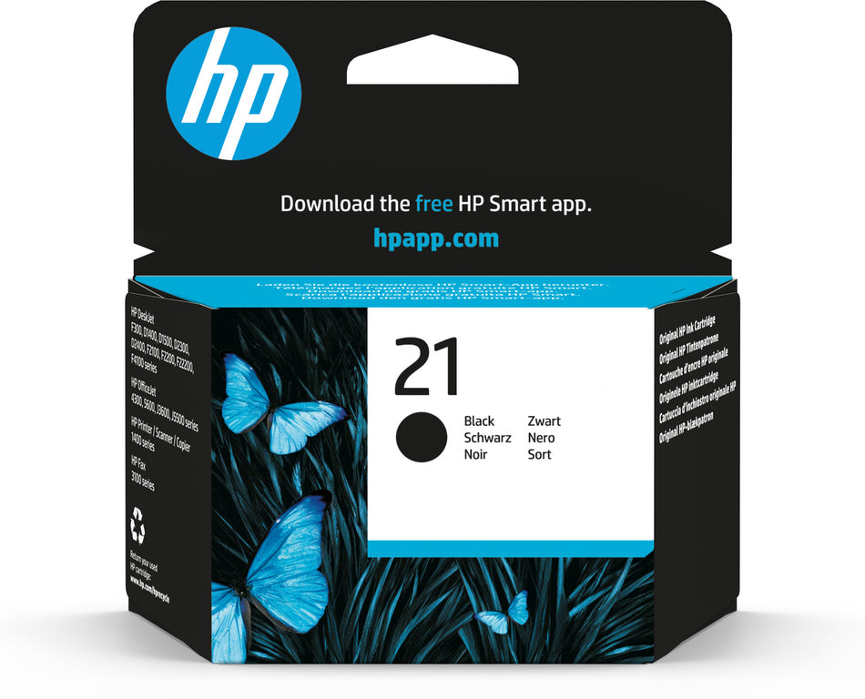 HP 21 Black Original Ink Cartridge