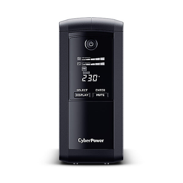 CyberPower VP700EILCD uninterruptible power supply (UPS) Line-Interactive 0.7 kVA 390 W 6 AC outlet(s)