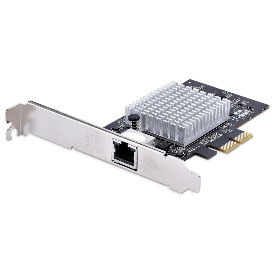 StarTech.com 1-Port 10Gbps PCIe Network Adapter Card, Network Card for PC/Server, Six-Speed PCIe Ethernet Card with Jumbo Frame Support, NIC/LAN Interface Card, 10GBASE-T and NBASE-T