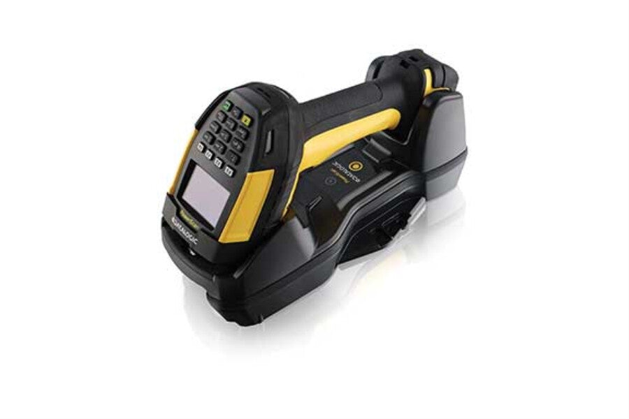 Datalogic PM9600-DKHP433RK10 barcode reader Handheld bar code reader 1D/2D Laser Black, Yellow