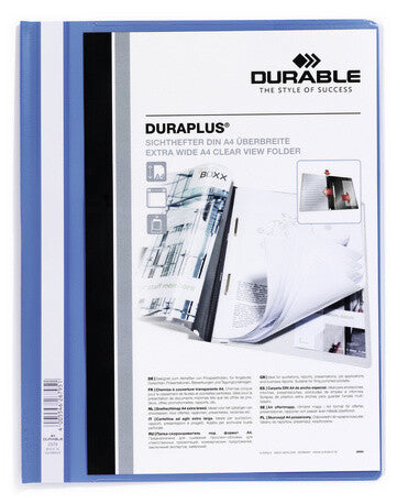 Durable DURAPLUS report cover Blue, Transparent