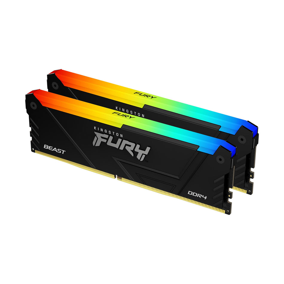 Kingston Technology FURY Beast 16GB 3200MT/s DDR4 CL16 DIMM (Kit of 2) RGB