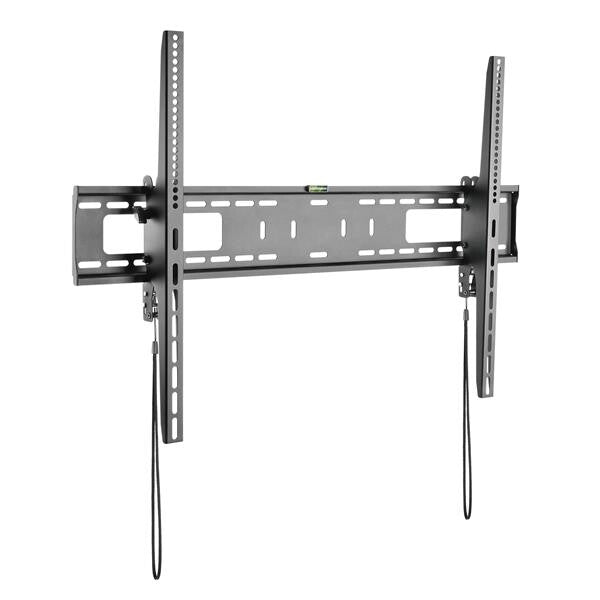 StarTech.com TV Wall Mount supports 60-100 inch VESA Displays (165lb/75kg) - Heavy Duty Tilting Universal TV Wall Mount - Adjustable Mounting Bracket for Large Flat Screens - Low Profile