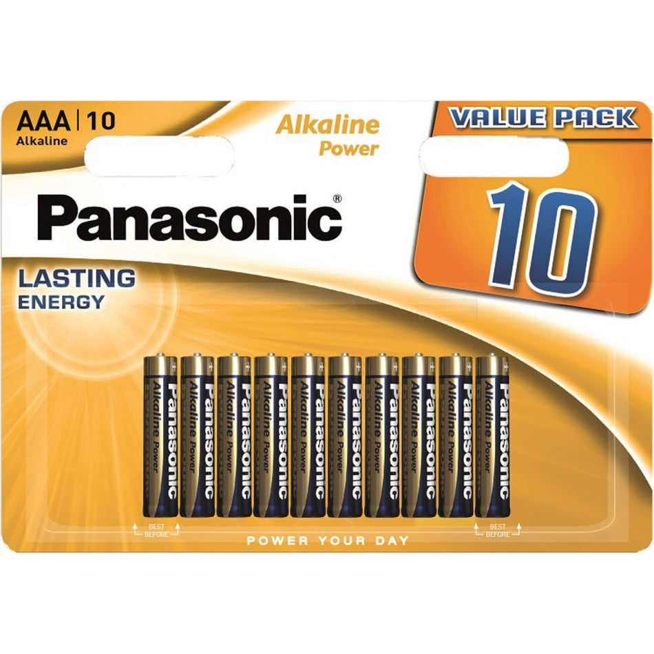Panasonic Industrial Powerline Alkaline AAA Batteries 1.5V
