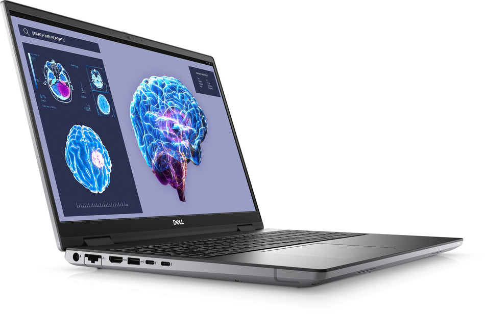 DELL Precision 7680 Intel® Core™ i7 i7-13850HX Mobile workstation 40.6 cm (16") Full HD+ 32 GB DDR5-SDRAM 1 TB SSD NVIDIA RTX 3500 Ada Wi-Fi 6E (802.11ax) Windows 11 Pro UK English Grey