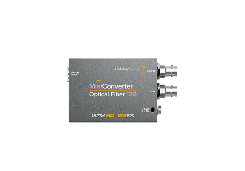 Blackmagic Design Mini Converter Optical Fiber 12G Active video converter 3840 x 2160, -